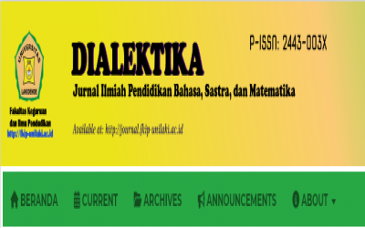 Formulir Pendataan Akun Tim Editor Jurnal Dialektika